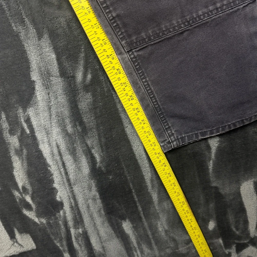 Arborwear Double Knee Work Pants Mens 32x28 Grey Fair Distressed Canvas Utility